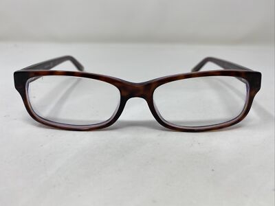 Ray-Ban Frames RB5187 2442 Brown Tortoise Clear Purple 50-16-140 Ray-Ban RB 5187 2442 52-16-140 Tortoise/Purple Full Rim  main image 3