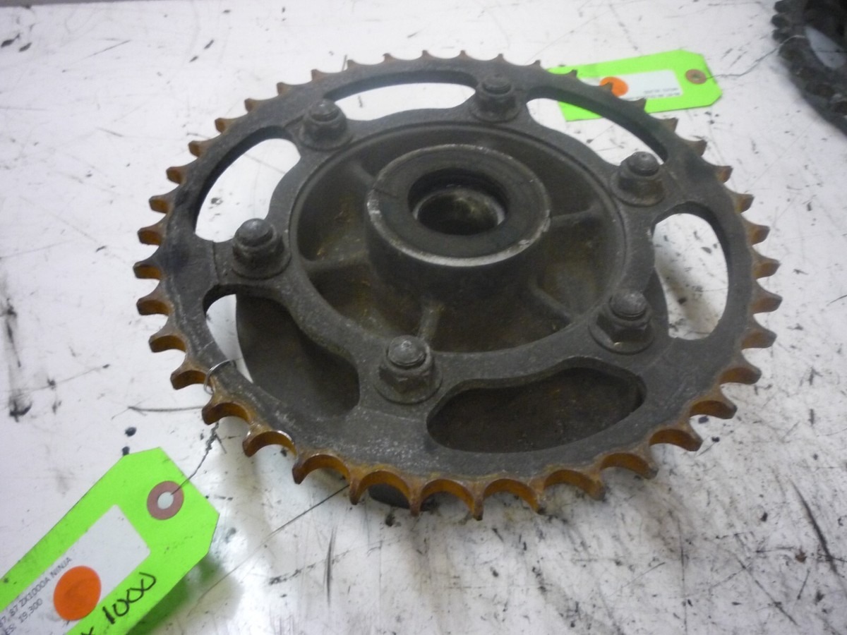 KAWASAKI 1987 87 ZX1000 ZX 1000 SPROCKET CARRIER REAR WHEEL HUB