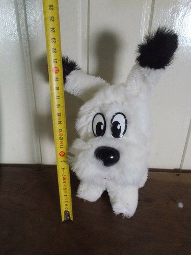 Vintage Peluche IDEFIX assis PARC ASTERIX BD Goscinny-Uderzo 1989 21 cm GIPSY - Foto 3 di 11
