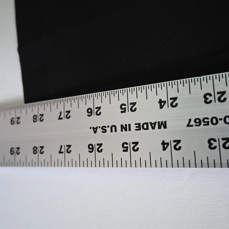 Pantalones de vestir GS Perfect Fit 44x29 negros plisados con puños cintura expansiva para hombre Foto 4 de 4