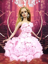 Rose Pink Dress Outfit For Tyler Sydney Brenda Gene Alex Tonner Deva 16" Doll