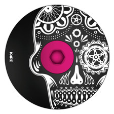 KAPZ - Custom Bicycle Headset Cap - Sugar Skull Design