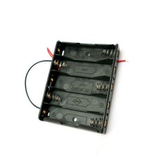 10PCS Plastic Battery Storage Case Box Holder For 5 X AA 5xAA 2A 7.5V wire leads