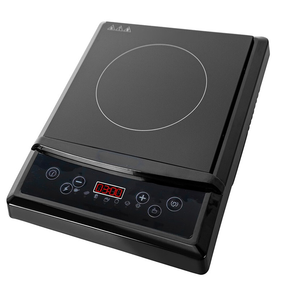 Piastra fornello elettrico ad  induzione Piano cottura CM 17 cucina nero moderno