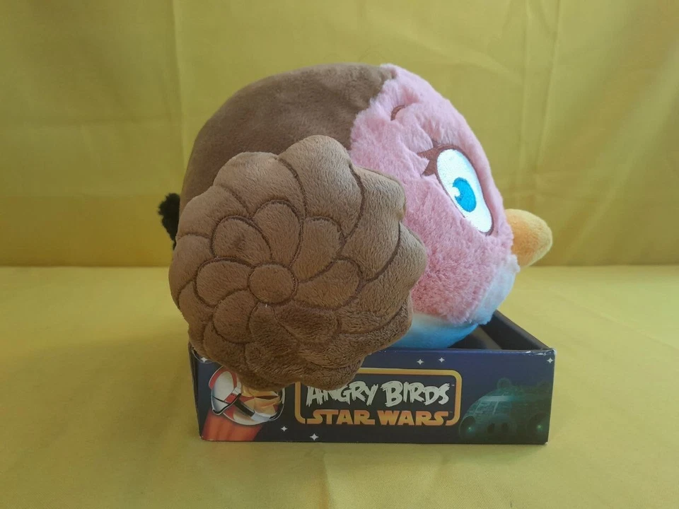 Peluche Angry Birds Star Wars Princess Leia Organa/Stella 2012 10" Rovio J5 Foto 4 de 4