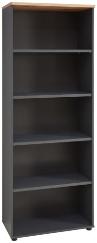Komplettbüro Büroset MEMPHIS VII 5-teilig Front Artisan Eiche Korpus Graphit - Bild 7 von 10