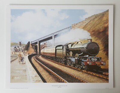 Barry Price - King Edward II - Eisenbahn Dampfzüge Kunstdruck