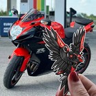 Suzuki GSXR 600 2011-2024 Stickers - Set of 3 Kiss-Cut Motorcycle Decals