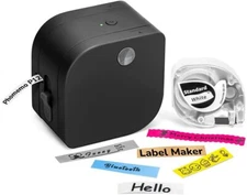 DYMO Label Maker with 1 Labeling Tapes | LetraTag 100H Handheld LabelMaker