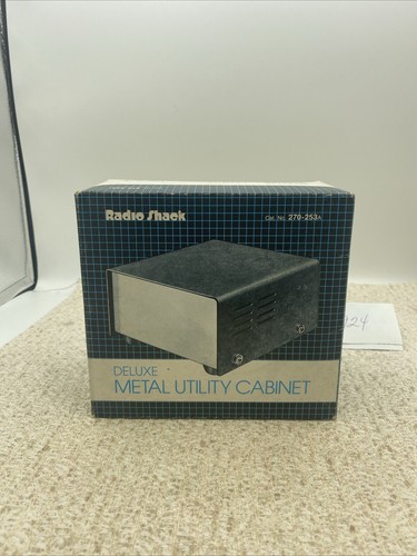 Radio Shack Deluxe Metall Allzweckschrank 270253A Neuzustand 5,25”X 5,78”
