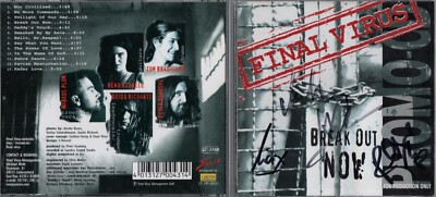 Final Virus (Aachen) - Break Out Now (1997) Promo CD mit 4 Autogrammen - RAR !!