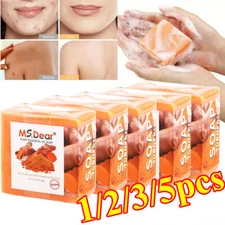 5/3x Turmeric Soap Skin Whitening Dark Spots lightening Acne Brightening 100g