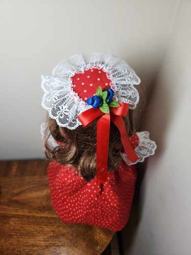 July Patriotic Dress Hat set fits 18" American Girl dolls clothes historical - Picture 3 of 5