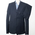 TIGER OF SWEDEN Suit Solid Black Menswear Classic EU50L US40L