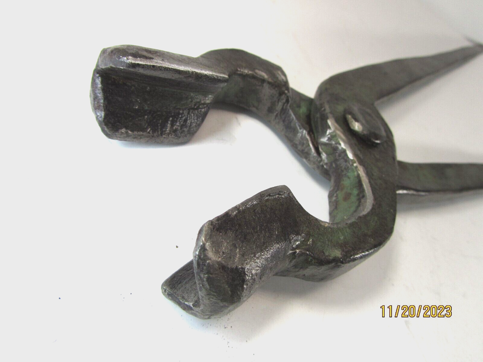 Set of four vintage antique Blacksmith tongs eBay