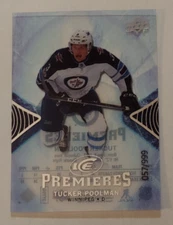 Tucker Poolman (Jets) 2017-18 UD Ice Premieres ROOKIE card (only 999 made)
