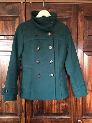 lined pea coat