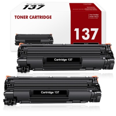 2 Pack CRG137 Toner Cartridge For Canon 137 ImageClass MF227dw MF212w MF242dw