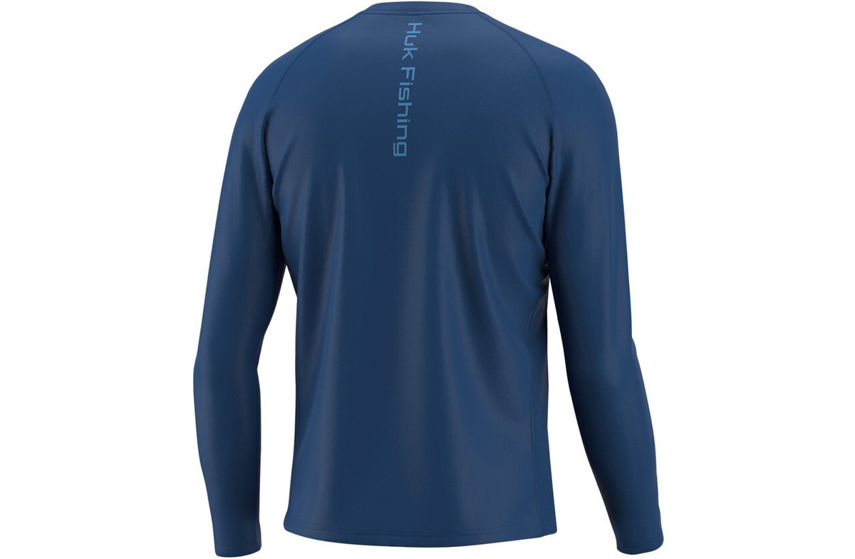 Huk Shirt Youth Small Red Long Sleeve Fishing Outdoor