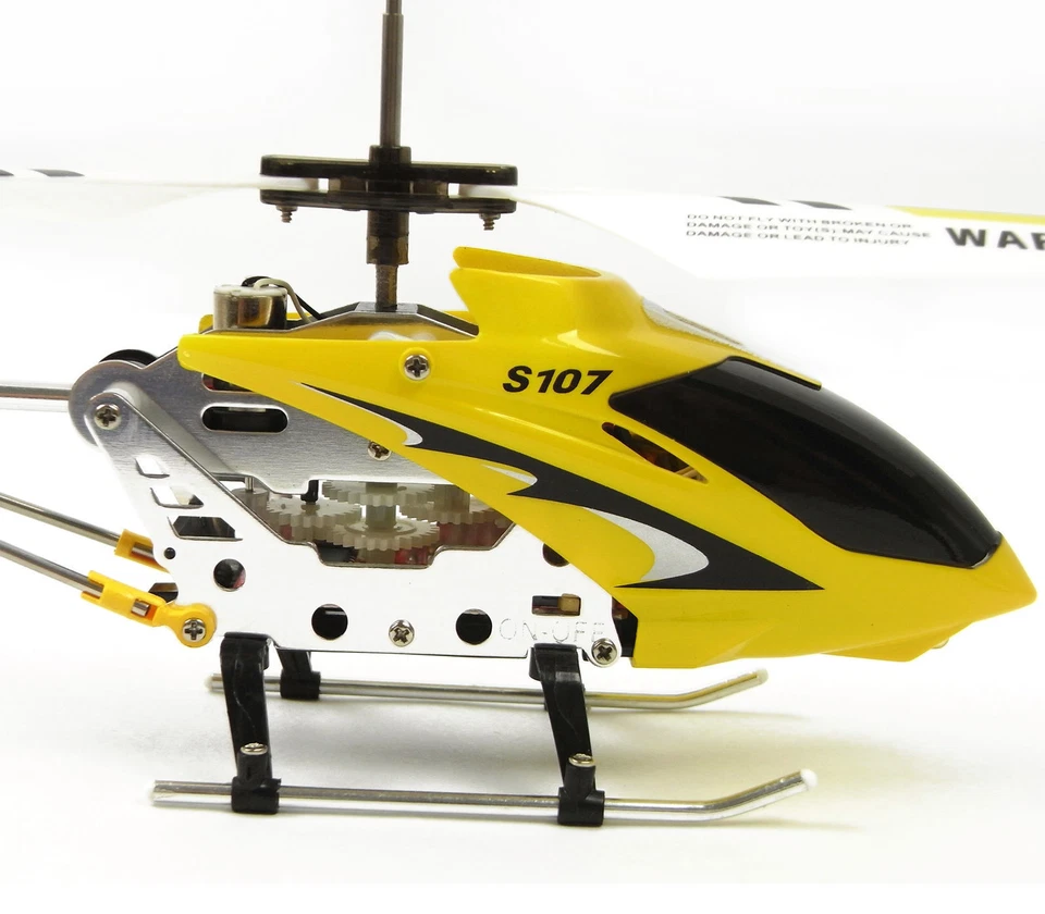 Syma S107G Mini Remote Control RC Helicopter 3.5CH Alloy Copter Gyro Kids Gifts - Image 4 of 4