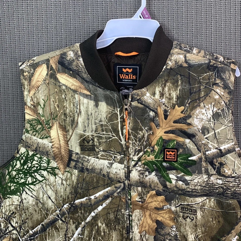 Walls Mossy Oak Hunting Camo Camouflage Scentrex Insulated Quilted Vest Large L - Image 4 of 4