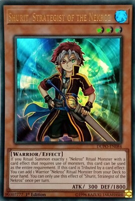 DUPO-DE084 SHURIT, STRATEGIST DES NEKROZ ULTRA RARE 1.AUFLAGE YuGiOh KARTE