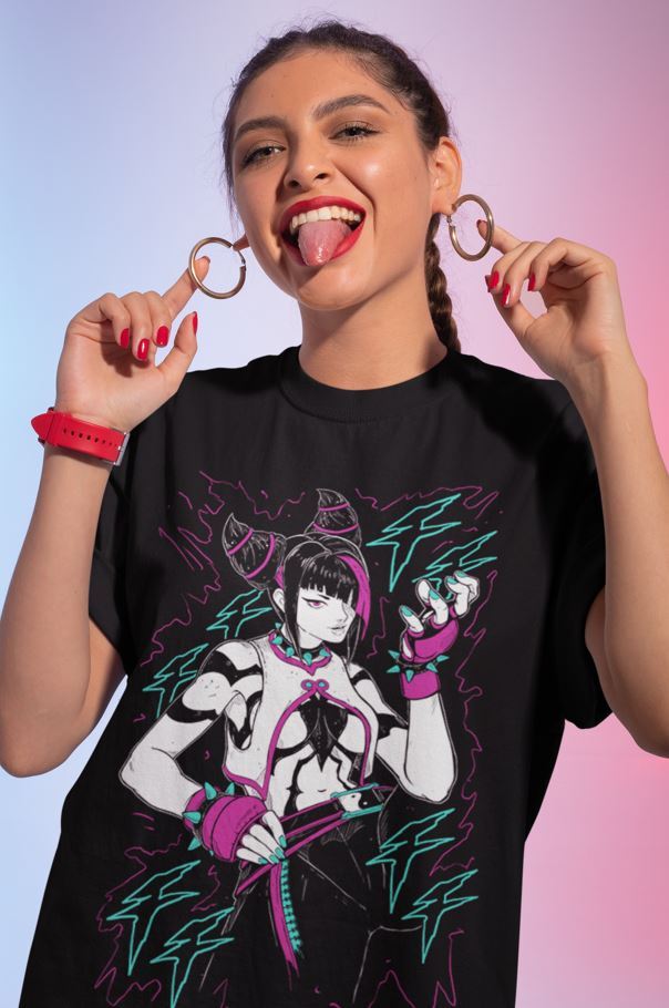 Juri Essential T-Shirt Street Fighter Anime Exclusive Unisex Shirt
