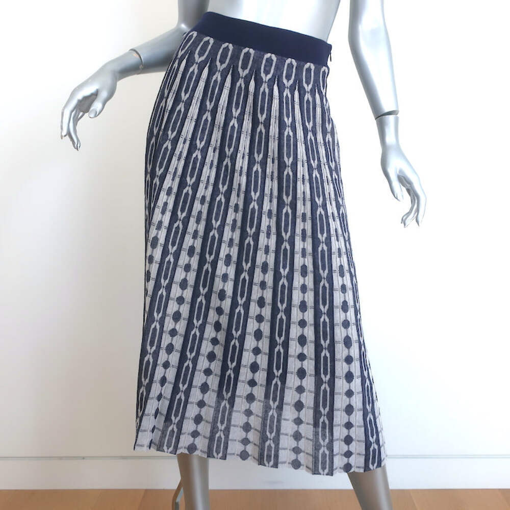 .at 高野洸 Stripe Jacquard Knit Long Skirt Annika Knit Skirt | AMUR