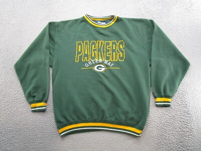 Vintage 90s Green Bay Packers Spell Out Embroidered Sweatshirt