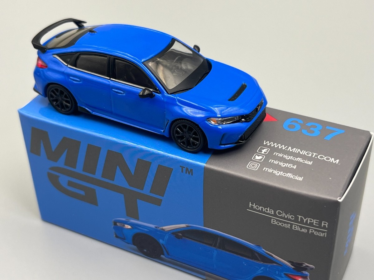 ミニカー MINI GT Honda Civic Type R Blitz Type R MINI GT 95 Honda Civic Type R (FK8) Blitz Type R White RHD
