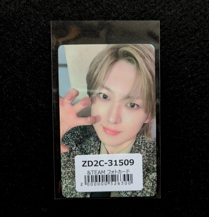 &TEAM Yukiakari 雪明かり UMS POB JAPAN Official Photocard &TEAM Yukiakari 雪明かり UMS POB JAPAN Official Photocard