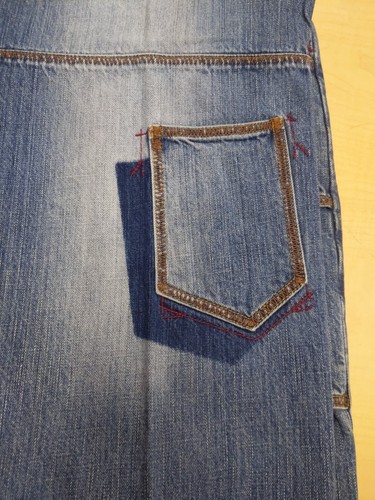 Vintage Phat Farm Baggy Jeans Mens 36x33 Denim Loose Wide Leg Patchwork - Picture 11 of 12