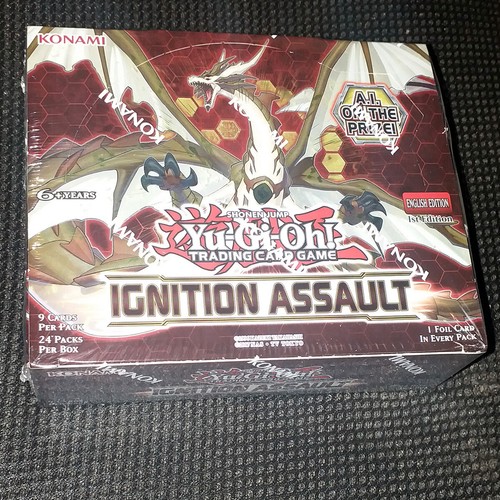Yu Gi Oh Ignition Assault Unopened Seal 1 Booster Box 1st Edition