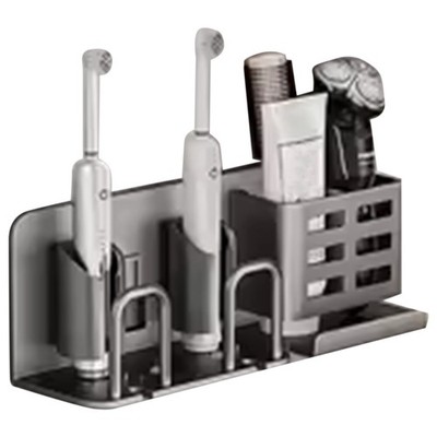 Bathroom Storage Bathroom Organizer Wall Mounted No Drill Two-Person T3M63757
