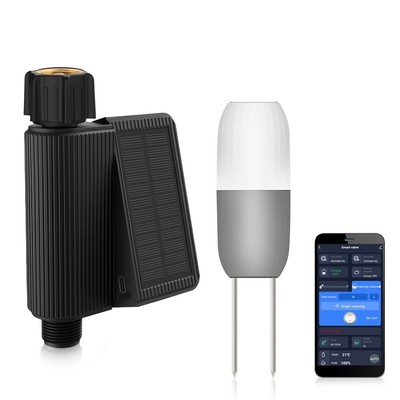 Fortschrittliches intelligentes Bewässerungssystem mit Solarpanel und WiFi-Konn
