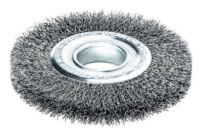 Lessmann Rundbürste Stahldraht 150 x 23/25 mm, gewellt 0,3 mm - 345.162