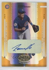 2004 Leaf Certified Materials Gold Mirror 5/25 Ronny Cedeno #270 Auto 0b5