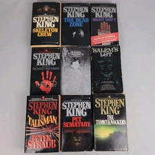 Stephen King Paperback Horror Books First Signet Edition 1st LOT FREE SHIPPING!