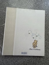 Vtg 90  s Winnie The Pooh Hallmark Baby Book First Year Album Classic 11.5x10  