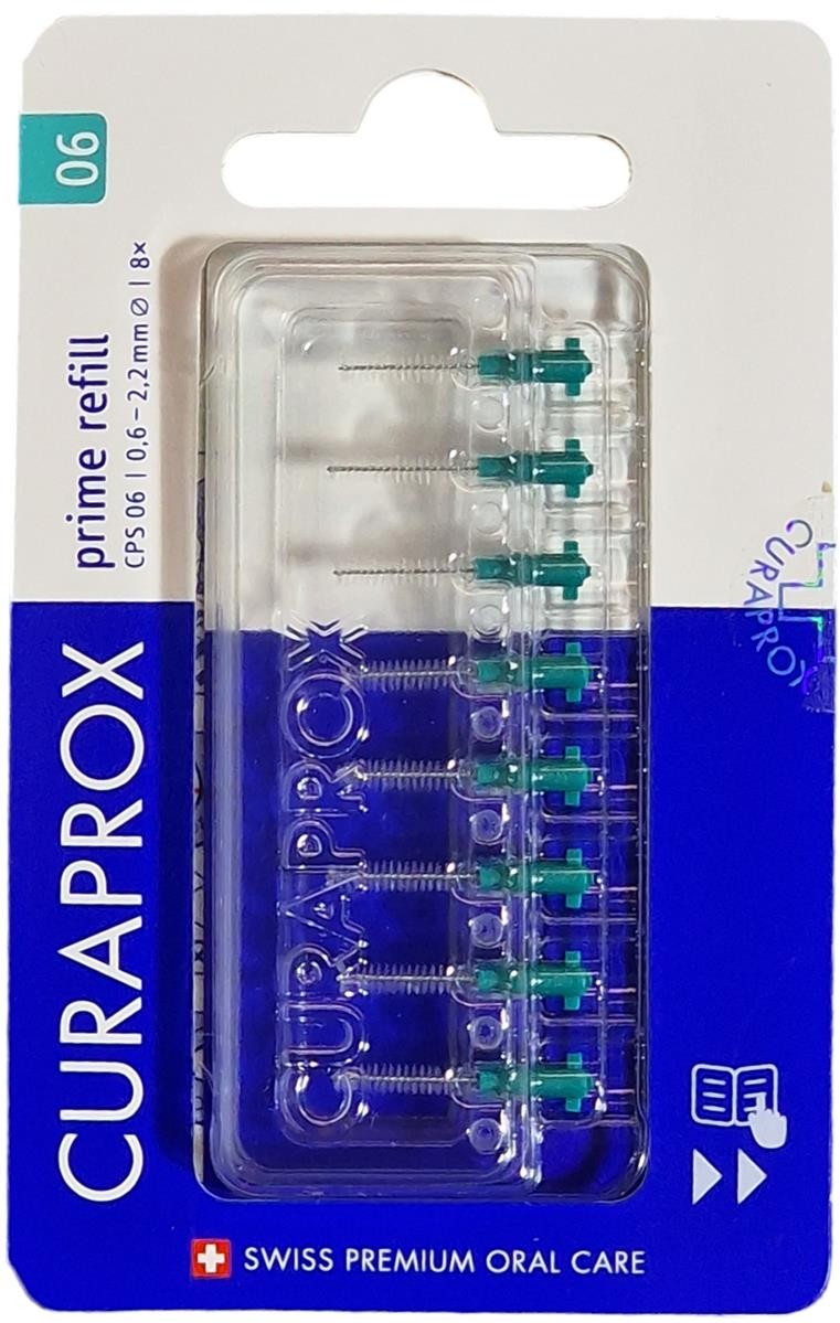 Curaprox CPS 06 prime Interdentalbürsten Refill 8 St Zahnbürste - Bild 2