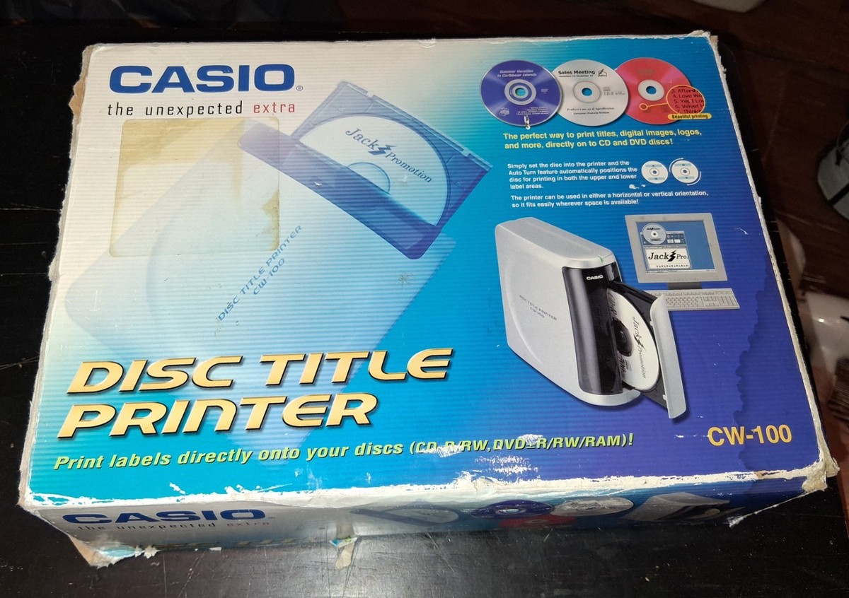 Casio CW-100 Disc Title Printer USB Thermal CD/DVD Printer PARTS