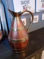 Ancien Pichet, Carafe en Cuivre Signé Villedieu