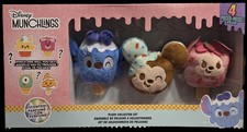 Disney Munchlings Collectors Edition Set Of 4 Scented Plush NIB Mystery Is Mike