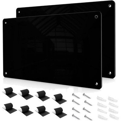 Stylish Magnetic Board Set - Wall Display for Magnets, Notes