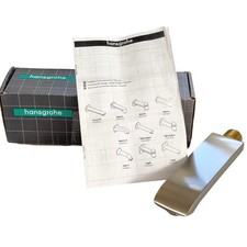 Hansgrohe Metris Tub Spout Brushed Nickel 31494821 wall mount NO ESCUTCHEON