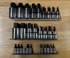 Blue point Snapon hex/allen wrench bit socket driver 28pc set SAE & Metric, Nice