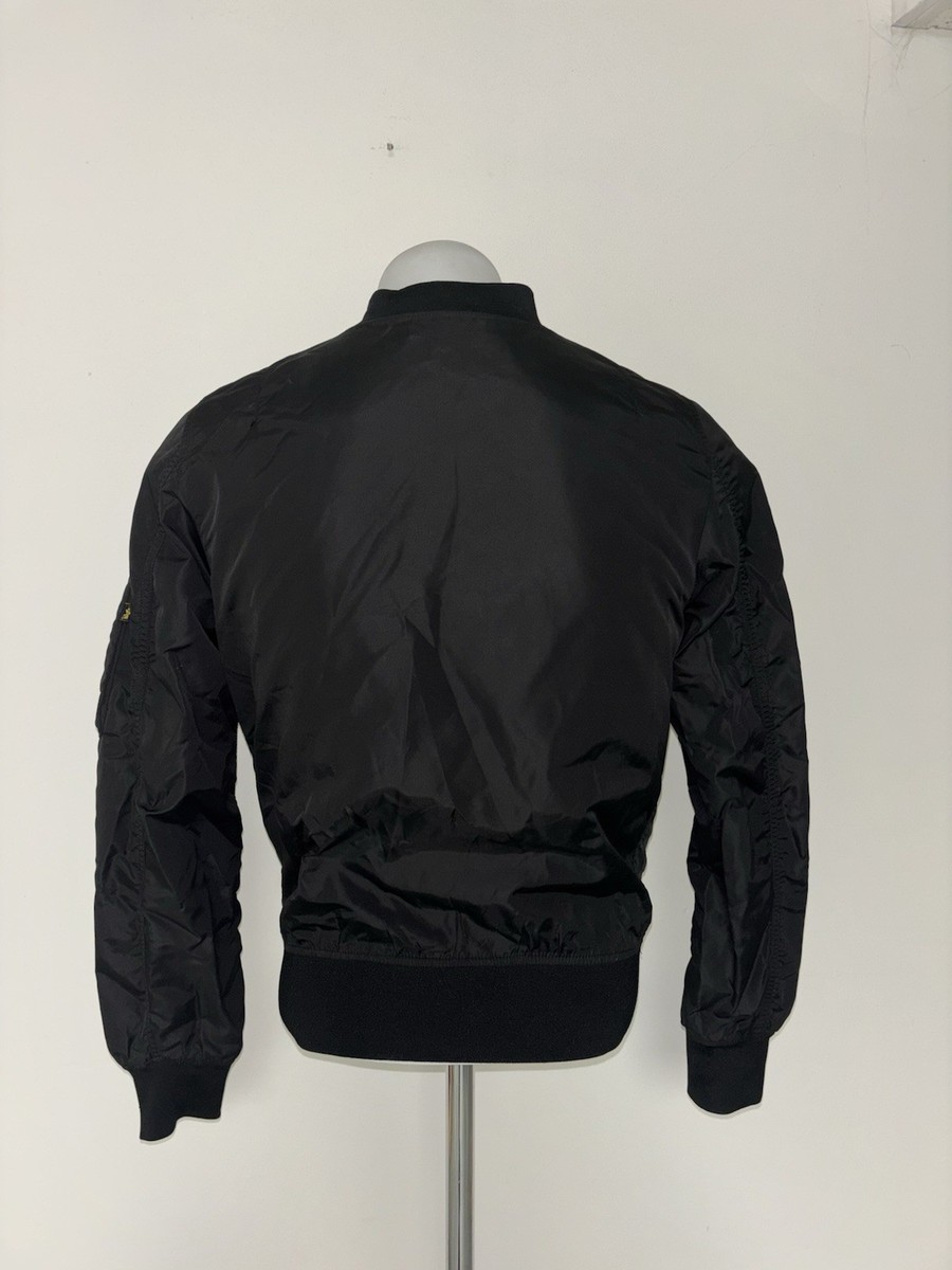 は*さ様 ALPHA MA-1 MA1 flight jacket revers ALPHA INDUSTRIES MEN'S MA-1 Flyer's BOMBER JACKET Sz Xs BLACK