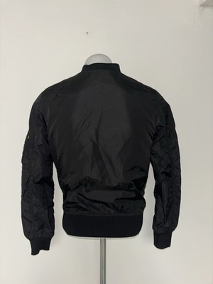 ALPHA INDUSTRIES MEN'S MA-1 Flyer's BOMBER JACKET Sz Xs BLACK