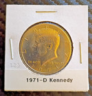 1971-D Kennedy Half Dollar Denver Mint Clad 50¢ US Coin Circulated — photo 1