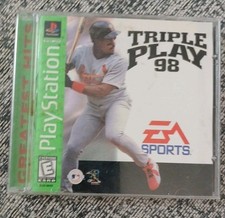 Triple Play 98 (Sony PlayStation 1, 1997) CIB Baseball Legends Greatest Hits